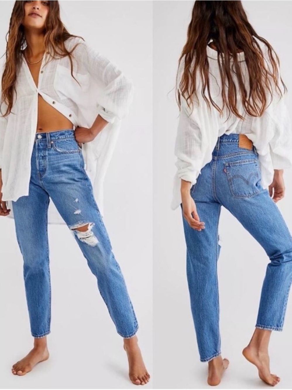 Levi's Cropped High-Rise Wedgie Jean